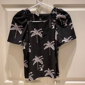 Ann Taylor Palm Tree Shirt